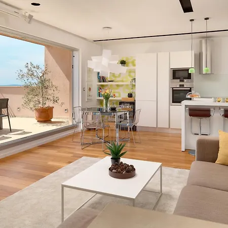 아파트 Sun Penthouse 스플리트